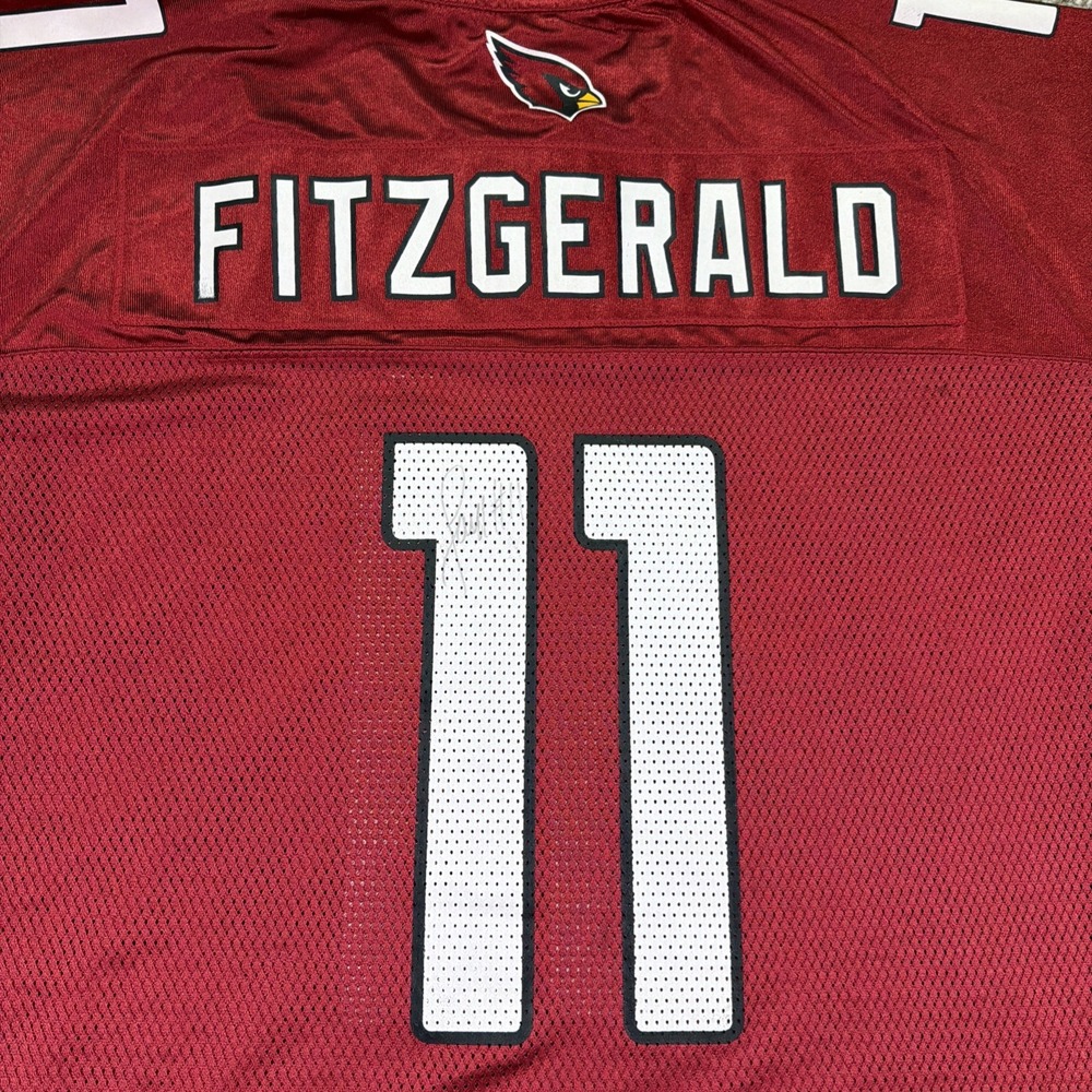 Reebok Larry Fitzgerald Jersey Signed XL Classic Excellent Condition - Picture 6 of 9